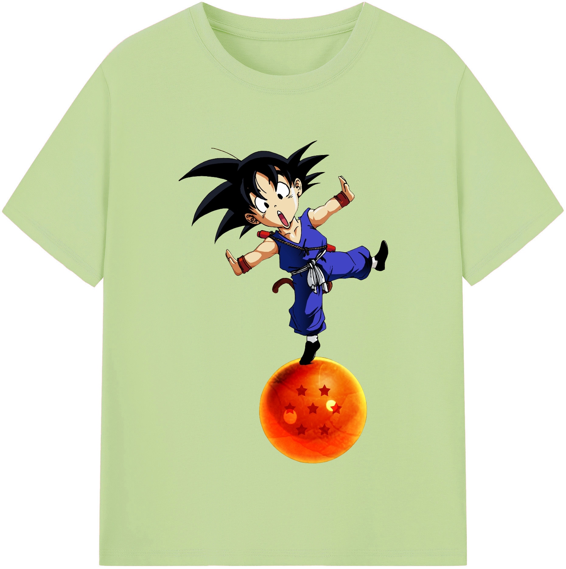 （画像用） ドラゴンボール 孫悟空（そん ごくう）Son Goku カカロット DRAGON BALL Kakarotto 綿100％半袖Tシャツ（フロントプリント）